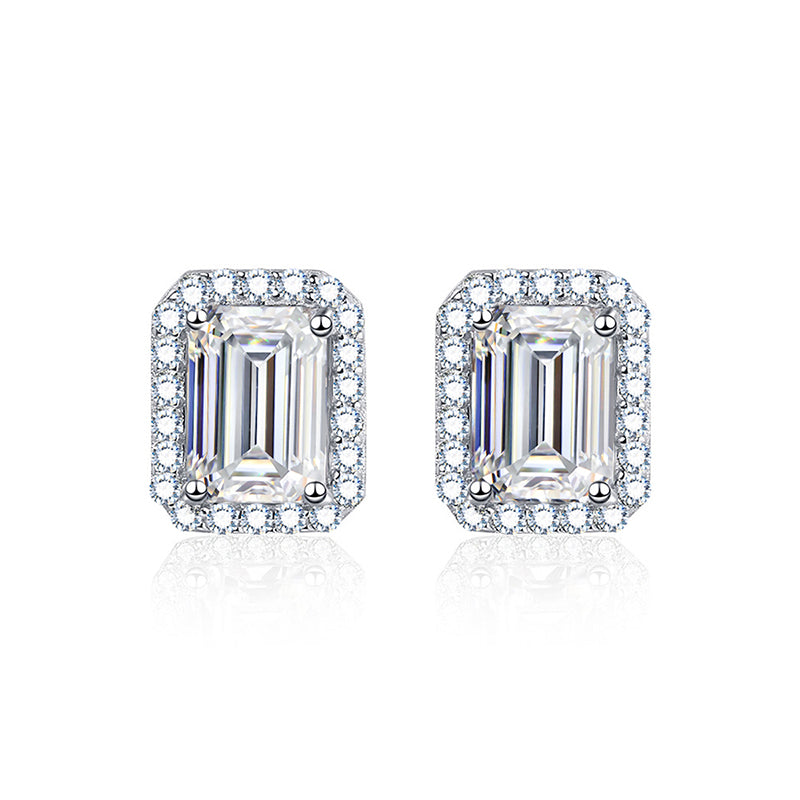 Moissanite earings
